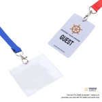 Plain Dark Blue Lanyards