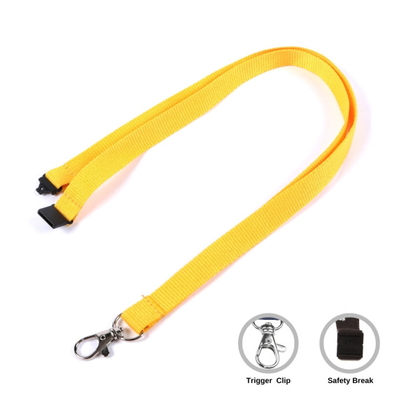 Plain Yellow Lanyards