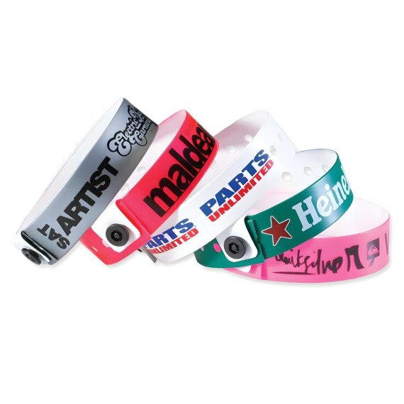 Printed Vinyl L- Shaped Wristband