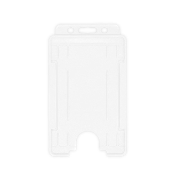 Clear Single Sided Portrait Card Holder