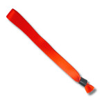 Plain Orange Fabric Wristbands
