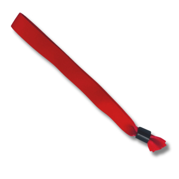 Plain Red Fabric Wristbands