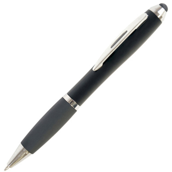 Shanghai Soft Stylus all Black Ball Pen