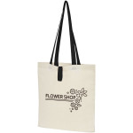 Nevada 100 g/m² cotton foldable tote bag 7L