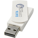 Rotate 4GB wheat straw USB flash drive