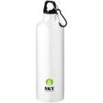 Oregon 770 ml RCS certified recycled aluminium water bottle with carabiner