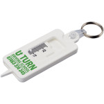 Kym recycled tyre tread check keychain