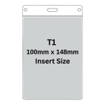 A6 Portrait Soft PVC wallet (T1)