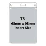 Oversized Portrait PVC Pouch (T3)