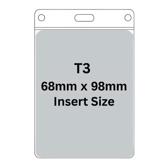 Oversized Portrait PVC Pouch (T3)